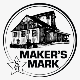 Maker S Mark Logo Whiskey Star Distillery Icon Stationery - Maker's Mark Logo Png, Transparent Png, Transparent PNG