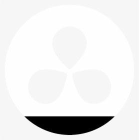 Davinci Resolve 12 Logo Black And White - Crescent, HD Png Download, Transparent PNG