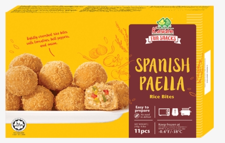Kawan Spanish Paella Rice Bites Produced In Malaysia - Kawan Cheesy Italian Rice Bites, HD Png Download, Transparent PNG