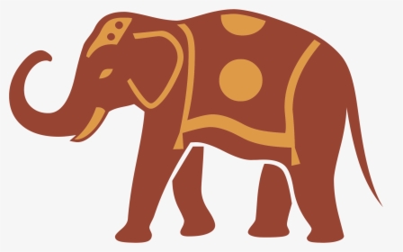 Decorated Elephant Png - Indian Painted Elephant Clipart, Transparent Png, Transparent PNG