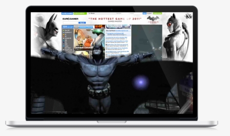 Transparent Batman Arkham City Png - Led-backlit Lcd Display, Png Download, Transparent PNG