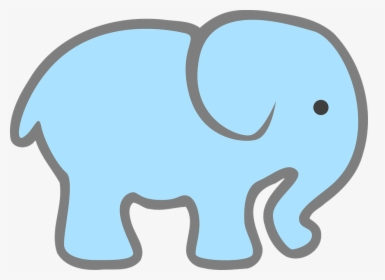 Elephant Baby Free Vector - Clipart Elephants, HD Png Download, Transparent PNG