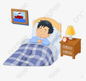 Sleeping Boy With A Smile - Go To Sleep Animated, HD Png Download, Transparent PNG