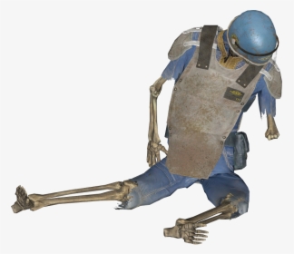 Fo4 Vault-tec Armor Skeleton - Fallout 4 Transparent Vault Skeleton, HD Png Download, Transparent PNG