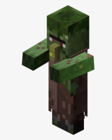 Minecraft Zombie Villager Gif , Png Download - Villageois Zombie Le Minecraft, Transparent Png, Transparent PNG