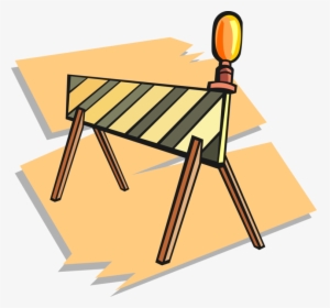 Vector Illustration Of Road Construction Barrier Or - Flash Light Clipart, HD Png Download, Transparent PNG