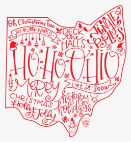 Ho Ho Ohio Fleece Pullover - Illustration, HD Png Download, Transparent PNG