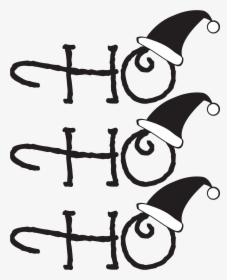 Tulip® Screenit™ Design By Ilovetocreate - Ho Ho Ho Black And White, HD Png Download, Transparent PNG