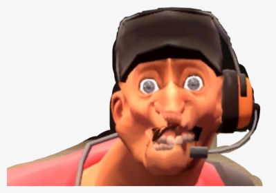 #wtf #interesting #tf2 #tf2scout #meemorpaap #meme - Tf2 Scout Meme Face, HD Png Download, Transparent PNG