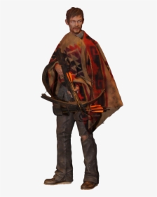 The Walking Dead - Daryl Dixon Poncho Draw, HD Png Download, Transparent PNG