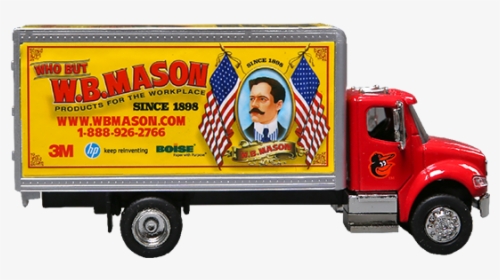 Orioles Wb Mason Delivery Truck, HD Png Download, Transparent PNG