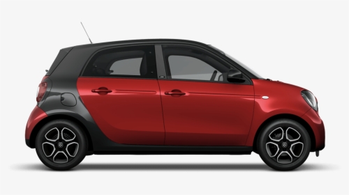 Cadmium Red Smart Eq Forfour - Smart Forfour Silver And Black, HD Png Download, Transparent PNG