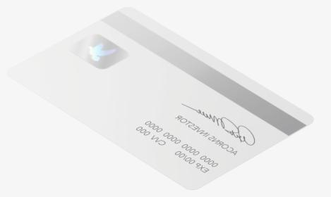 Acorns Debit Card Back, HD Png Download, Transparent PNG
