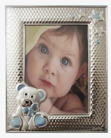 Silver Photo Albums And Frames For Baby - Picture Frame, HD Png Download, Transparent PNG
