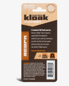 Hunter’s Kloak® Acorn Attractant Scent - Hunter's Kloak Sugar Beet, HD Png Download, Transparent PNG