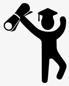Student Holding Degree - Portable Network Graphics, HD Png Download, Transparent PNG