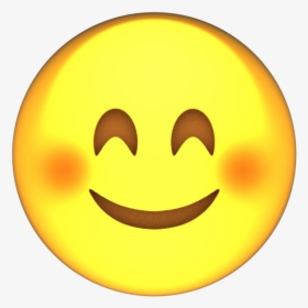 U 1f60a Smiling Face With Smiling Eyes Smiley- - Fine Emoji Face, HD Png Download, Transparent PNG