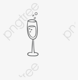 Champagne Glass Vector Clipart - Champagne Stemware, HD Png Download, Transparent PNG