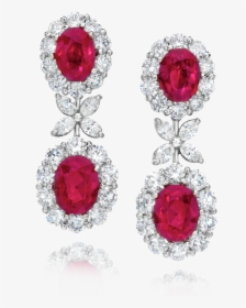 Ruby Diamonds Earing, HD Png Download, Transparent PNG