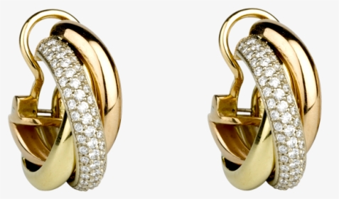 Cartier Trinity Diamond Earrings, HD Png Download, Transparent PNG