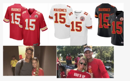 Patrick Mahomes Jersey And Girlfriend - Sports Jersey, HD Png Download, Transparent PNG