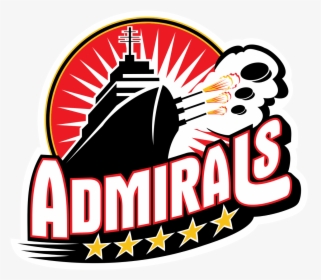 Norfolk Admirals Nhl Png - Norfolk Admirals Logo, Transparent Png, Transparent PNG