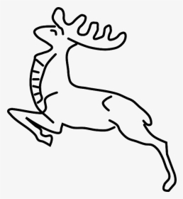 Clip Art Vector Graphics Gazelle Deer Portable Network - Gazal Black And White, HD Png Download, Transparent PNG