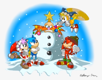 Eggnog - Sonic Christmas Fan Art, HD Png Download, Transparent PNG