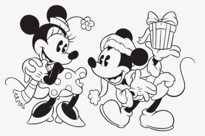Gallery Disney Merry Christmas Coloring Pages - Cartoon, HD Png Download, Transparent PNG