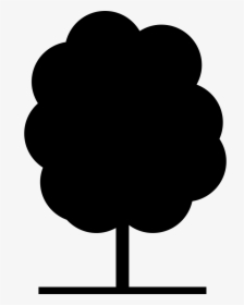 Clip Art Tree Silhouette Flowering Plant Leaf, HD Png Download, Transparent PNG