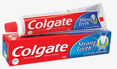 Colgate Strong Teeth Tooth Paste 100gm - Colgate, HD Png Download, Transparent PNG