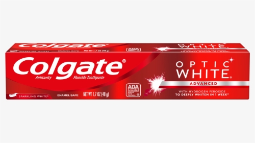 Colgate Optic White 1.4 Oz, HD Png Download, Transparent PNG