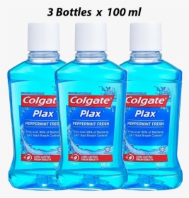 Colgate Plax Peppermint Mouthwash Size, HD Png Download, Transparent PNG