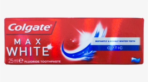 Colgate Max White Optic Travel Toothpaste 25ml - Colgate, HD Png Download, Transparent PNG