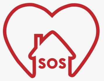 Sos Home Protect - Heart With House Shape, HD Png Download, Transparent PNG