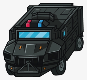 A Swat Team Truck Vector Done For A Client S App Game - Trailer Truck, HD Png Download, Transparent PNG