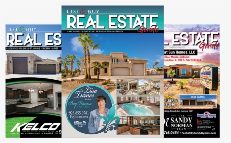 List & Buy Real Estate In Lake Havasu City Bullhead - Magazine Cover Of Real Estate, HD Png Download, Transparent PNG