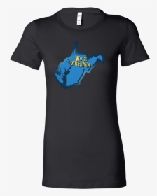 Love West Virginia State Map Outline Souvenir Bella - 40th T Shirt Designs, HD Png Download, Transparent PNG