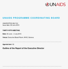 Joint United Nations Programme On Hiv/aids, HD Png Download, Transparent PNG
