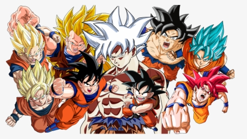 Goku Most Powerful Forms, HD Png Download, Transparent PNG