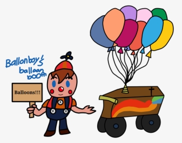 Clipart Balloons Booth - Cartoon, HD Png Download, Transparent PNG