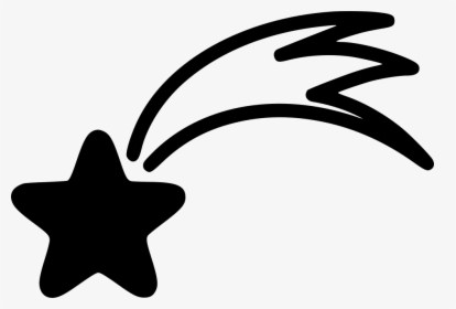 Falling Star - Comet Icon Star, HD Png Download, Transparent PNG