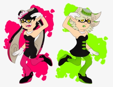 Splatoon Squid Sisters By Lizzietheratcicle Splatoon - Lizzietheratcicle Splatoon, HD Png Download, Transparent PNG