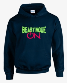 Beast Mode Unisex Hoodie - Gildan Hooded Sweatshirt Forest Green, HD Png Download, Transparent PNG