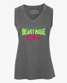 Beast Mode Ladies Sleeveless Top - Active Tank, HD Png Download, Transparent PNG