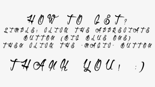 Clip Art Handwritten Brush Font - Calligraphy, HD Png Download, Transparent PNG