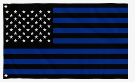 Thin Blue Line Stripes And Stars Flag   Class - Flag Blue Lives Matter, HD Png Download, Transparent PNG