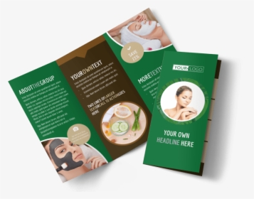 Spa Facial Treatments Brochure Template Preview - Coffee Tri Fold Brochure, HD Png Download, Transparent PNG