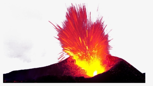 Transparent Volcano Erupting Clipart - Magma Png, Png Download, Transparent PNG