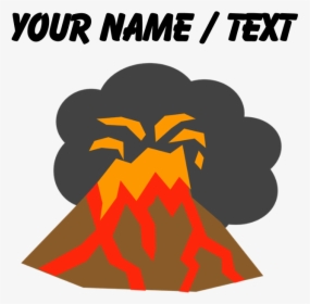 Custom Erupting Volcano Posters - Illustration, HD Png Download, Transparent PNG